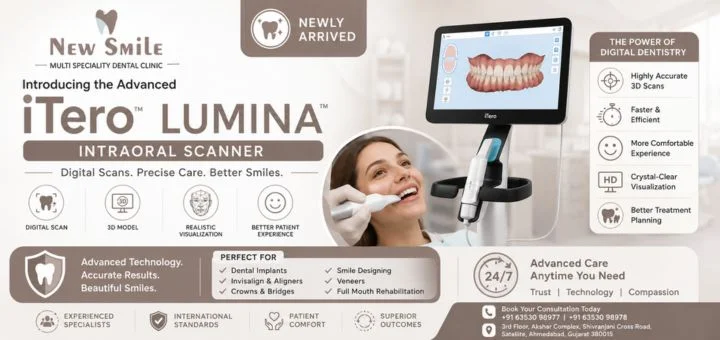 iTero Lumina Scanner in Ahmedabad | New Smile Dental Clinic Gota